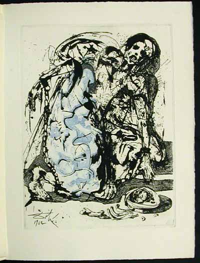 Salvador Dali - La Vida es Sueno, Life is a Dream - Figure in Chains