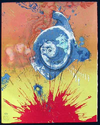 Salvador Dali - Pages choisies de Don Quichotte de la Mancha - L'aurore