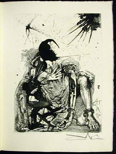 Salvador Dali - La Vida es Sueno, Life is a Dream - Sigismund in Chains