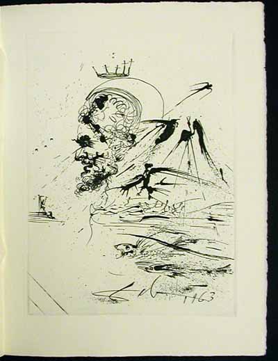 Salvador Dali - La Vida es Sueno, Life is a Dream - Study for a Dream