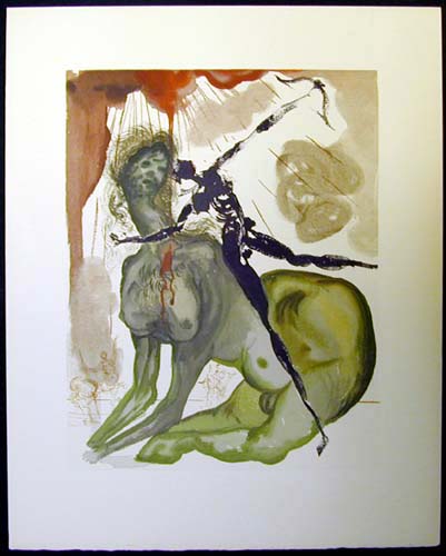 Salvador Dali - Divine Comedy - The Minotaur