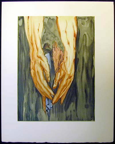 Salvador Dali - Divine Comedy - In the Hands of Antaeus