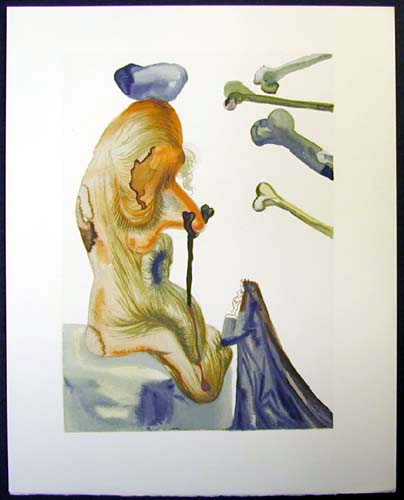 Salvador Dali - Divine Comedy - The Flatterer