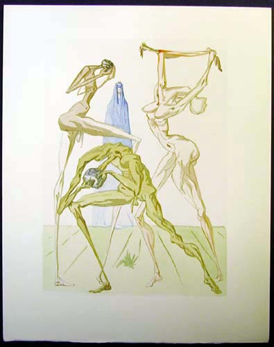 Salvador Dali - Divine Comedy - The Sodomites