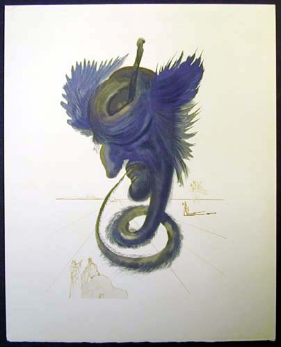 Salvador Dali - Divine Comedy - The Black Cherub