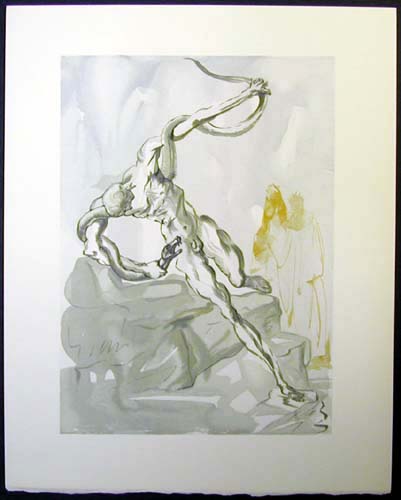 Salvador Dali - Divine Comedy - The Punishment ofVanni Fucci