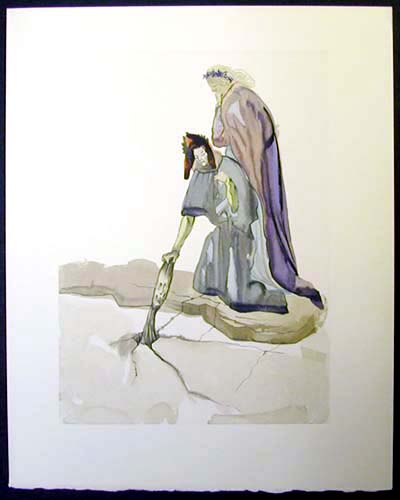 Salvador Dali - Divine Comedy - The Traitor of Montaperti