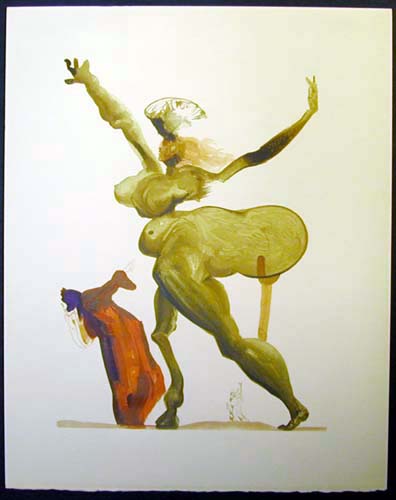 Salvador Dali - Divine Comedy - Manto