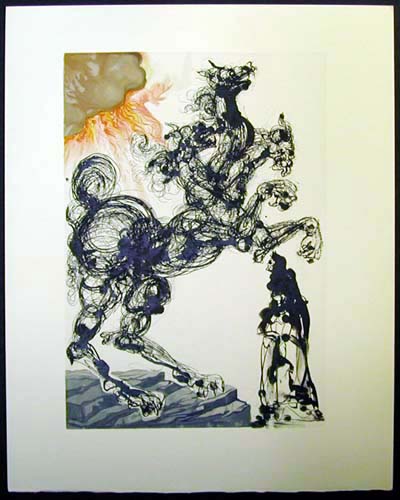 Salvador Dali - Divine Comedy - Cerberus