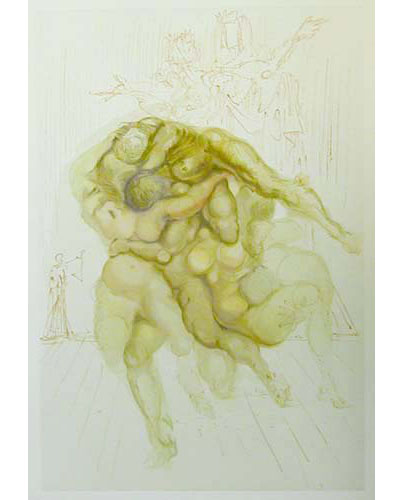 Salvador Dali - Divine Comedy - The Irascible