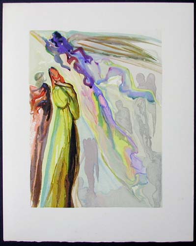 Salvador Dali - Divine Comedy - The Two Circles of Spirits