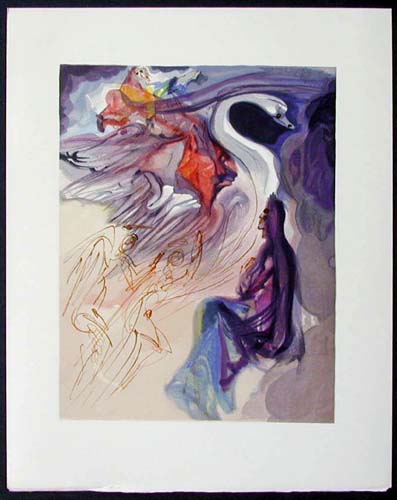 Salvador Dali - Divine Comedy - In the Heaven of Jupiter
