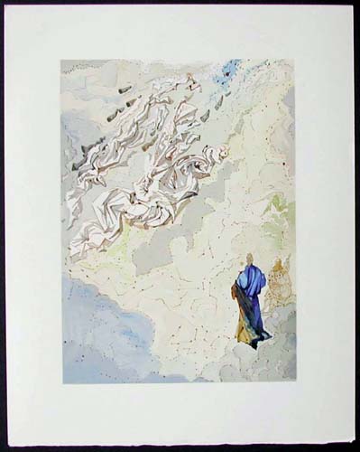 Salvador Dali - Divine Comedy - The Constellation of Blessed Spirits