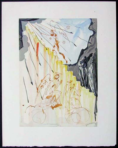 Salvador Dali - Divine Comedy - The Celestial Staircase