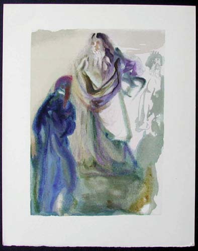 Salvador Dali - Divine Comedy - St. Peter and Dante