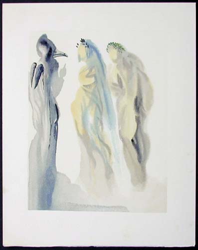 Salvador Dali - Divine Comedy - The Bishop Cum Troubadour