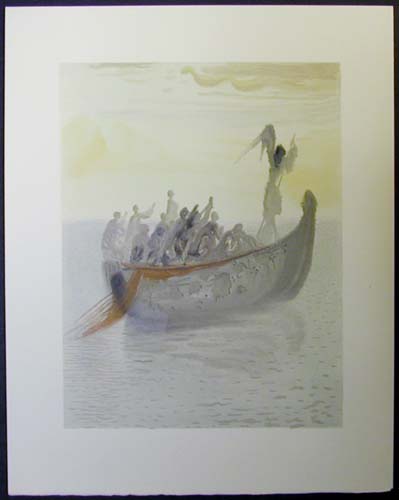 Salvador Dali - Divine Comedy - The Guiding Angel
