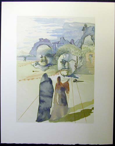 Salvador Dali - Divine Comedy - The Avaricious