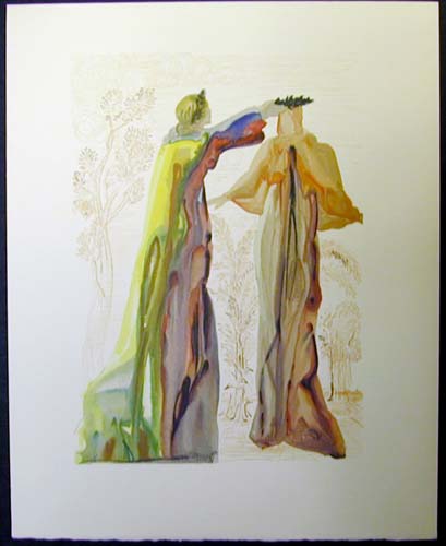 Salvador Dali - Divine Comedy - Virgil's last words