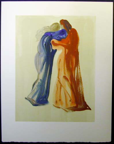 Salvador Dali - Divine Comedy - Dante and Beatrice