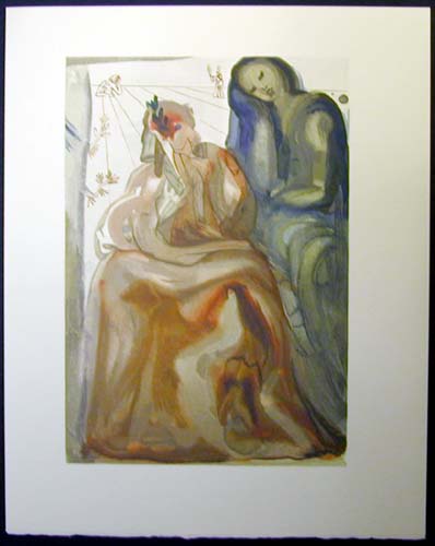Salvador Dali - Divine Comedy - Dante Re-awakes