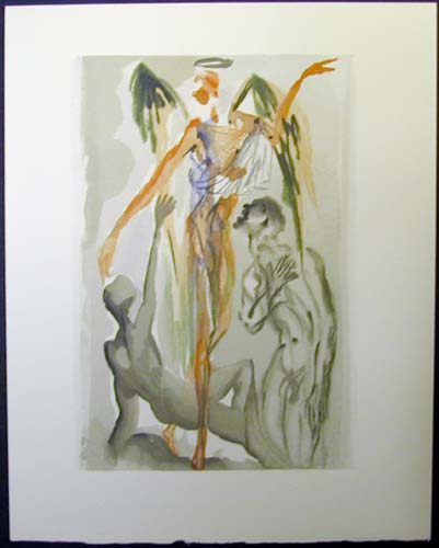 Salvador Dali - Divine Comedy - Towards the Tree of Law