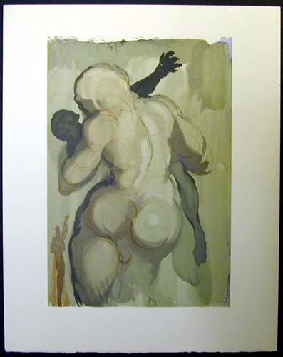 Salvador Dali - Divine Comedy - The Neglectful MeetsViolent Death