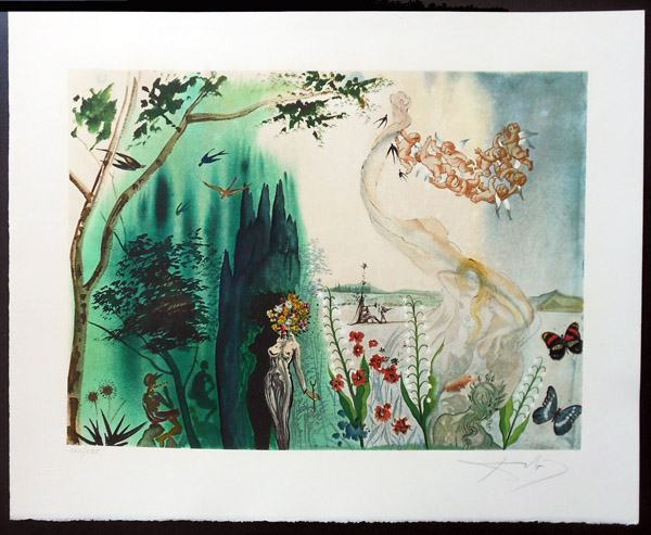 Salvador Dali - Four Seasons - Spring