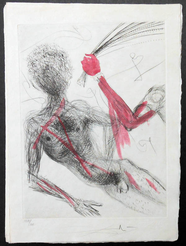 Salvador Dali - La Venus aux Fourrures - La Femme au Fouet(The Woman with a Whip)