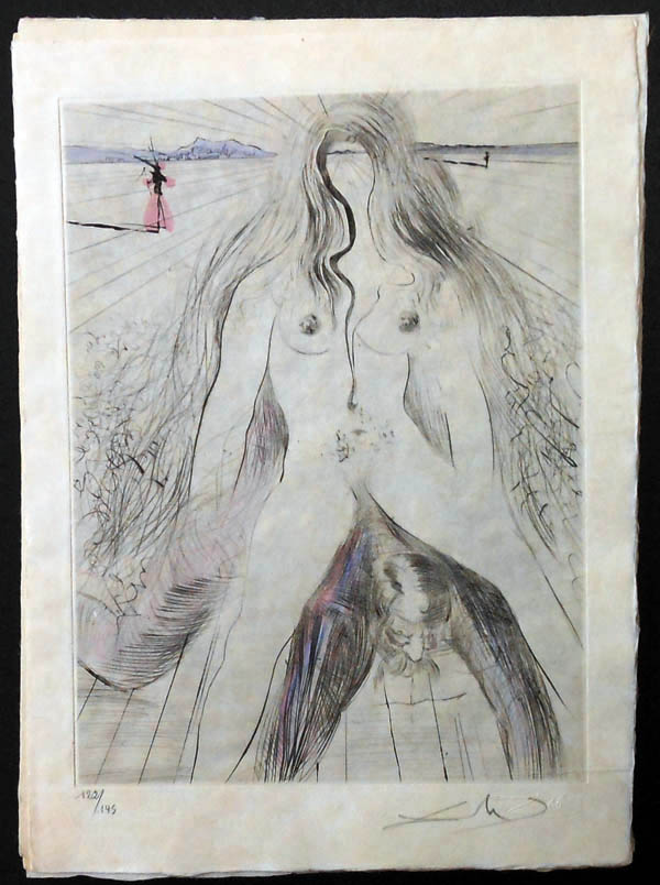 Salvador Dali - La Venus aux Fourrures - La Femme a Cheval(The Woman on a Horse)