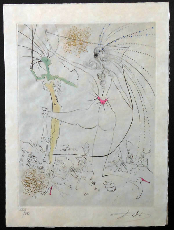 Salvador Dali - La Venus aux Fourrures - Les Fesses Piquantes (The Piquante Buttocks)