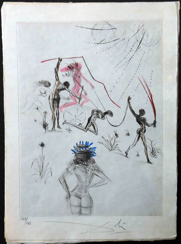 Salvador Dali - La Venus aux Fourrures - Les Negresses (The Negresses)