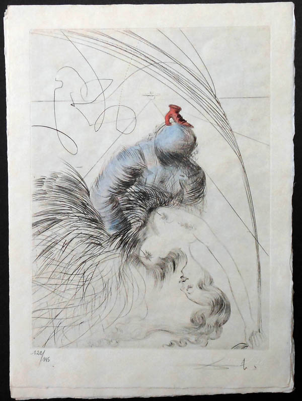 Salvador Dali - La Venus aux Fourrures - La Femme a la Chaussure (The Woman of the Shoe)